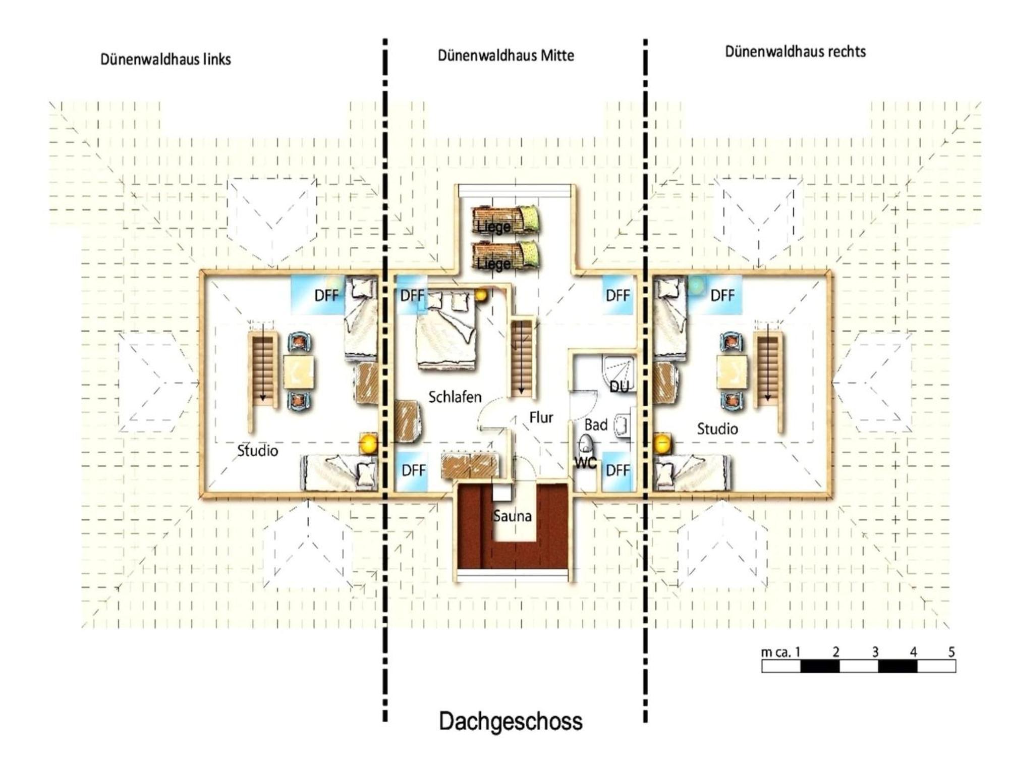 Appartement Reihenhaus Duenenwaldhaus Mitte In Trassenheide Extérieur photo