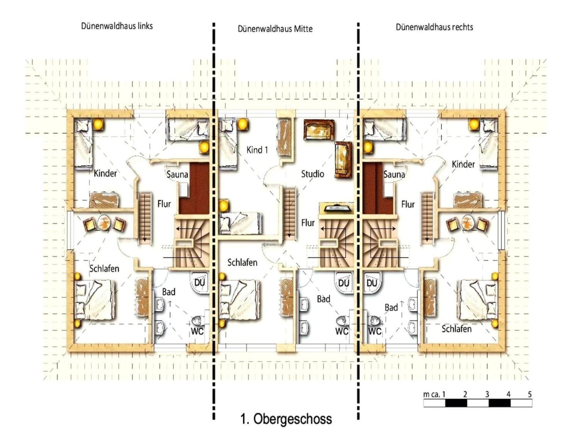 Appartement Reihenhaus Duenenwaldhaus Mitte In Trassenheide Extérieur photo
